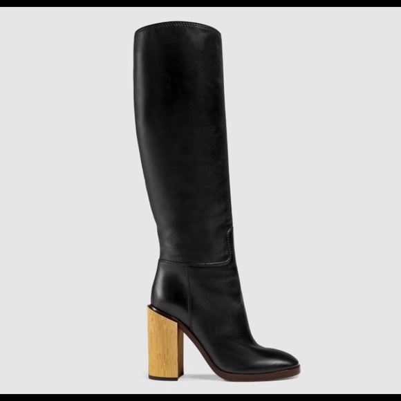 Gucci Shoes - GUCCI Black Leather Boots